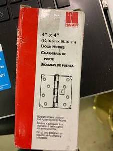 HAGER DOOR HINGES
