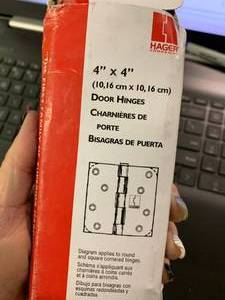 HAGER DOOR HINGES
