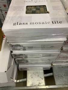 AMERICAN OLEAN GLASS MOSAIC TILE