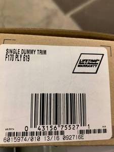 SCHLAGE SINGLE DUMMY TRIM DOOR HANDLE