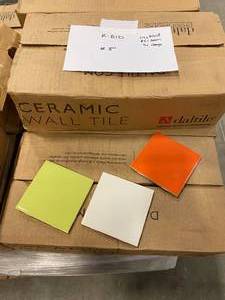 lot 5 image: 1 Pallet 4x4 Tiles Different Colors