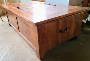 lot 99 image: Large Coffee Table w Storage