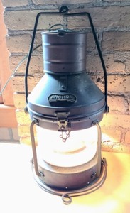 lot 108 image: Vintage Anchor Hanging Lantern