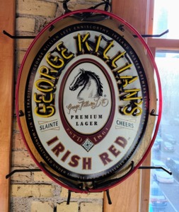 lot 118 image: Killians Irish Red Neon Sign