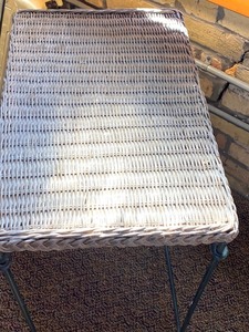 lot 19 image: Wonderful Wicker Accent Table
