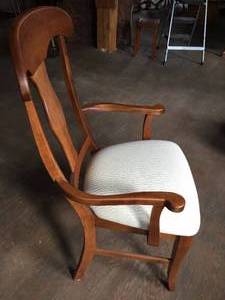 lot 178 image: Wooden Padded Chair