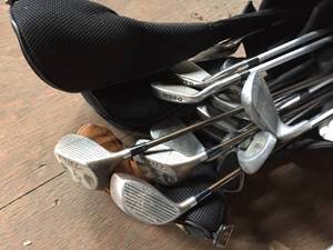 lot 181 image: Two Sets of Golf Clubs w Bags