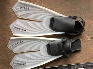 lot 182 image: EP XR& Series Water Skis And Splitflex Flippers