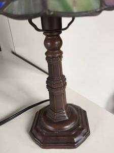 lot 184 image: Stained Glass Lamp