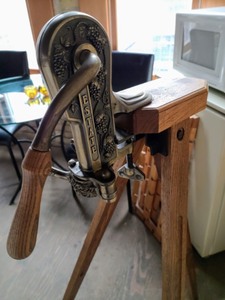 lot 73 image: Wine Opener Mounted on a Tripod