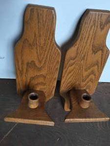 lot 214 image: Pair of Wall Mount Candle Holders