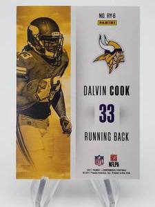 lot 0B image: 2017 Panini Contenders Dalvin Cook Rookie Card # 6799
