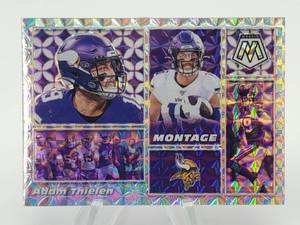 lot 0C image: 2020 Mosiac Vikings Cards Silver Prizm Mosiac Thielen Montage, Cousins, Harrison Smith, etc.