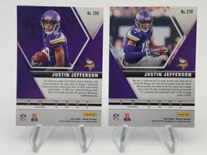 lot 0D image: 2020 Mosiac Justin Jefferson Rookie Cards