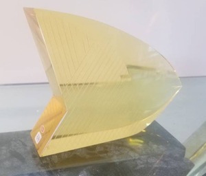 lot 210 image: Modern Glass Art Fish Sculpture by Moser