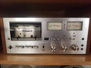 lot 89 image: Vintage Pioneer Stereo Cassette Tape Deck Model CT-F9191
