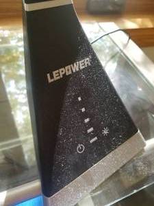 lot 600 image: Modern LePower Adjustable Brightness Touch Desk Lamp