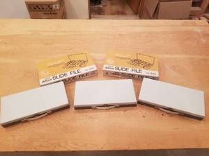 lot 475 image: Collection of Logan Deluxe Metal Slide File Holders