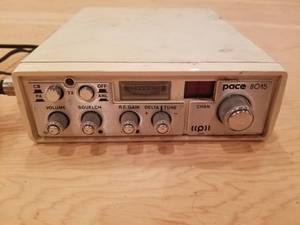 lot 553 image: Vintage Pace 8015 CB Radio Mobile Transceiver Pathcom Antenna