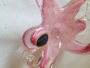 lot 226 image: Cute Art Glass Flamingo by Arte Murano