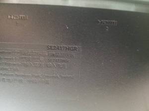lot 116 image: Dell 23.6 Full HD Monitor Model SE2417HGR