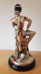 lot 219 image: Collection of 3 Large Elegant Silver Clowns signed Bongelli