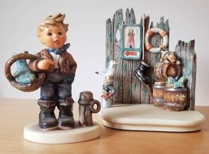 lot 236 image: Hummel Figurines Fishermans Feast and Catch of the Day