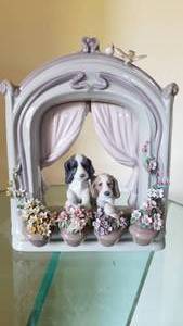 lot 134 image: Lladro Figurine  Please Come Home Dogs 6502