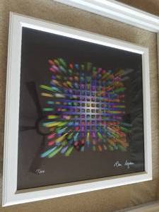 lot 6 image: Ron Agam Moden Optical HologramLenticular Fine Art Signed- New York