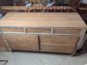 lot 149 image: Wood Dresser Project Piece