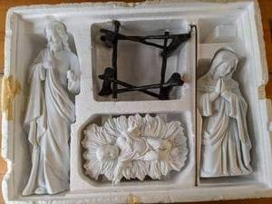 lot 73 image: Department 56 Inspirational Silhouette Nativity Scene with Original Box