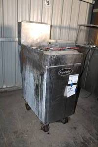 lot 217 image: True NSF Stainless Steel Commercial Superior Deep Fryer LG400