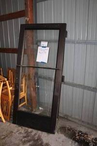 lot 231 image: Commercial Metal Exterior Storm Door