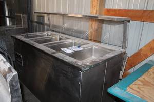 lot 218 image: Vollrath NSF Stainless Steel Commercial Warming Table