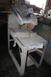Stone Chop Saw with Industrial Electric Motor Epact Rated 3 Phase