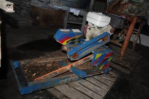American Brick Saw Co. Gas-Powered Stone Chop Saw Americutter-14 with Honda GX270 9.0 Gas Motor