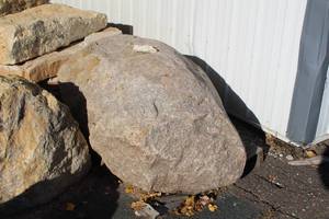 Lot of (1) Granite Boulder
