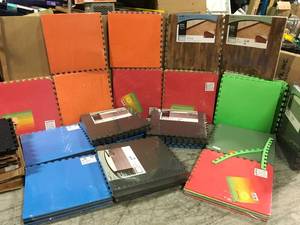 ASSORTED PALLET WITH MIXED ANTI-FATIGUE MATS SEE PICS