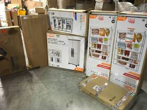 ASSORTED PALLET WITH MIXED SHELVING SEE PICS