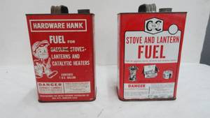 Vintage Stove & Lantern Fuel Cans