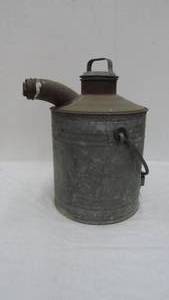 Antique 5 gal Galvinized Can
