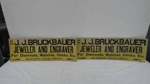 Cardboard Vintage Signs