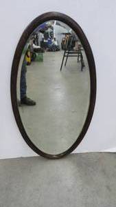 Antique Oval Dresser Mirror