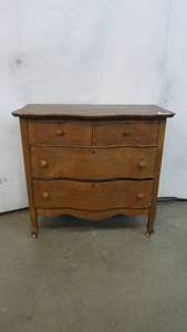 Antique Oak 4 Drawer Dresser