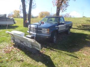 1995 Chevy Silverado 4WD Plow Truck