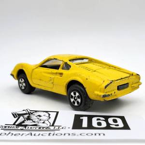 lot 169 image: Vintage 1972 ERTL Yellow Ferrari Dino 246 Replica