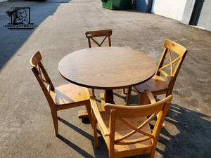 Wood Table and Chairs