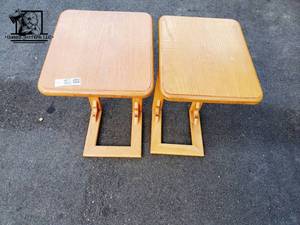 2 Wooden End Tables