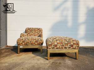 Menage Chair and Ottoman