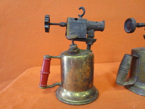 lot 14 image: Vintage Brass Blowtorches